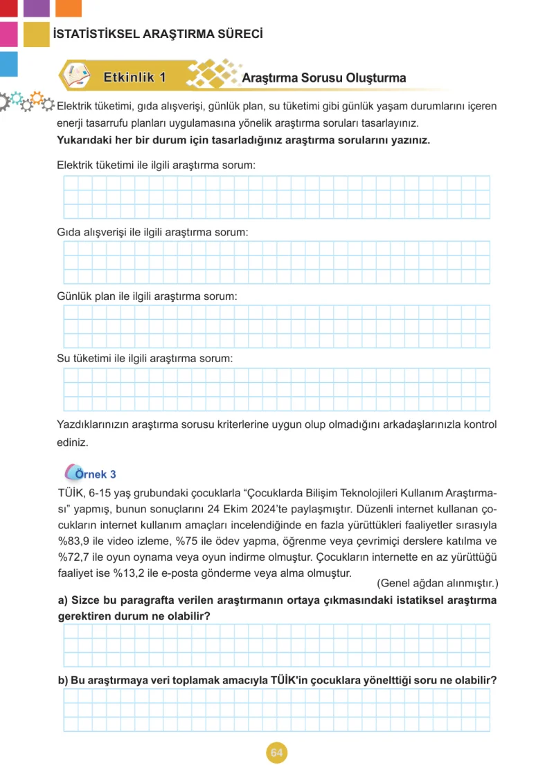 5. Sınıf Matematik Ders Kitabı Cevapları Meb Yayınları 2.Kitap Sayfa 64