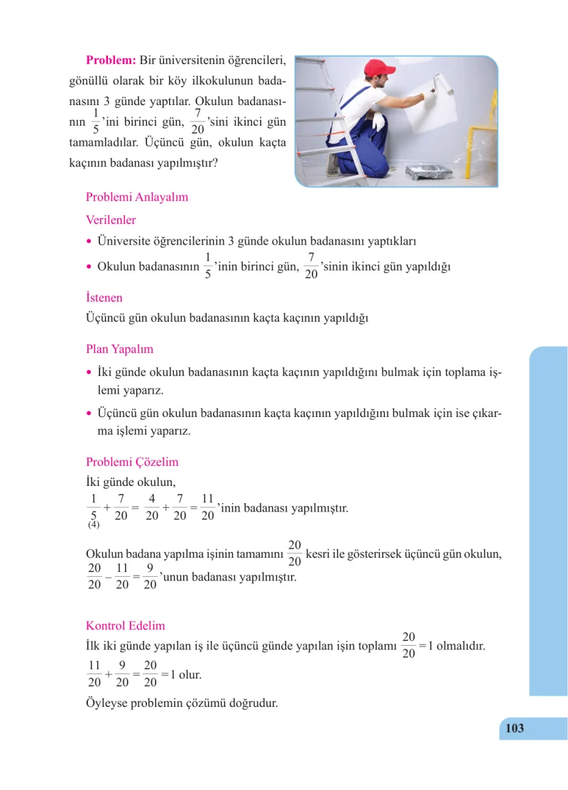 5. Sınıf Matematik Ders Kitabı Cevapları Özgün Yayınları Sayfa 103
