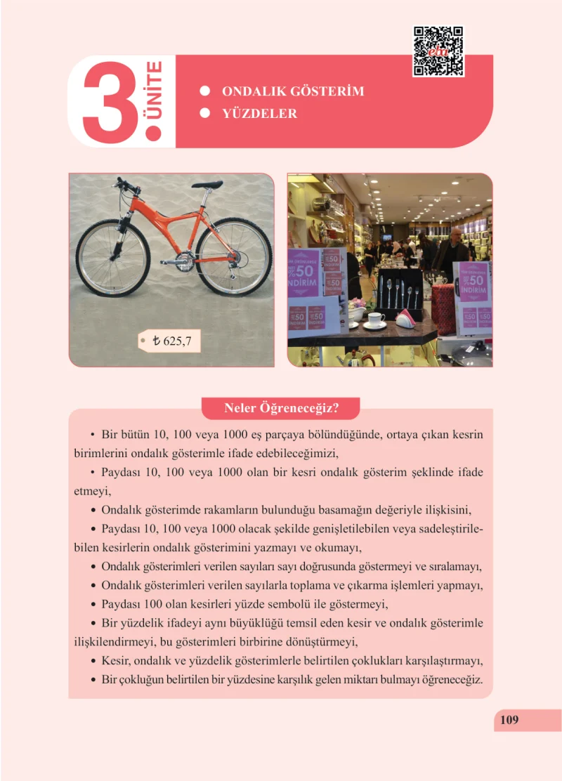 5. Sınıf Matematik Ders Kitabı Cevapları Özgün Yayınları Sayfa 109
