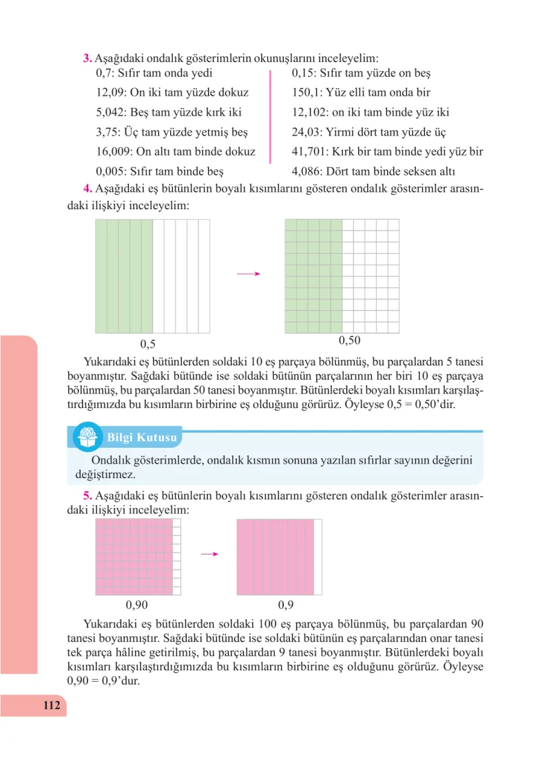 5. Sınıf Matematik Ders Kitabı Cevapları Özgün Yayınları Sayfa 112