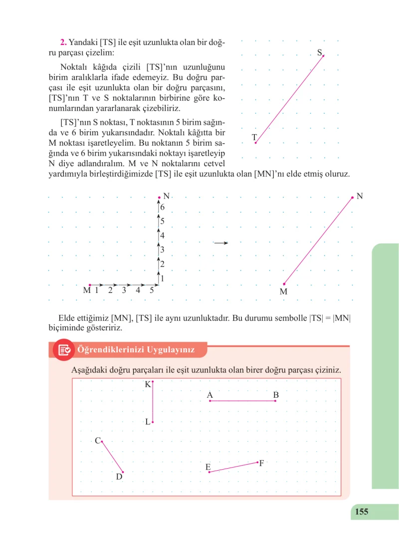 5. Sınıf Matematik Ders Kitabı Cevapları Özgün Yayınları Sayfa 155