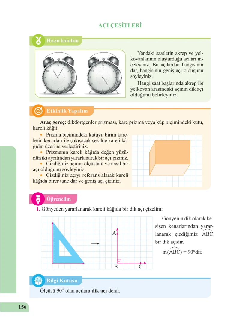 5. Sınıf Matematik Ders Kitabı Cevapları Özgün Yayınları Sayfa 156