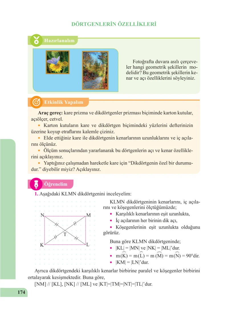 5. Sınıf Matematik Ders Kitabı Cevapları Özgün Yayınları Sayfa 174