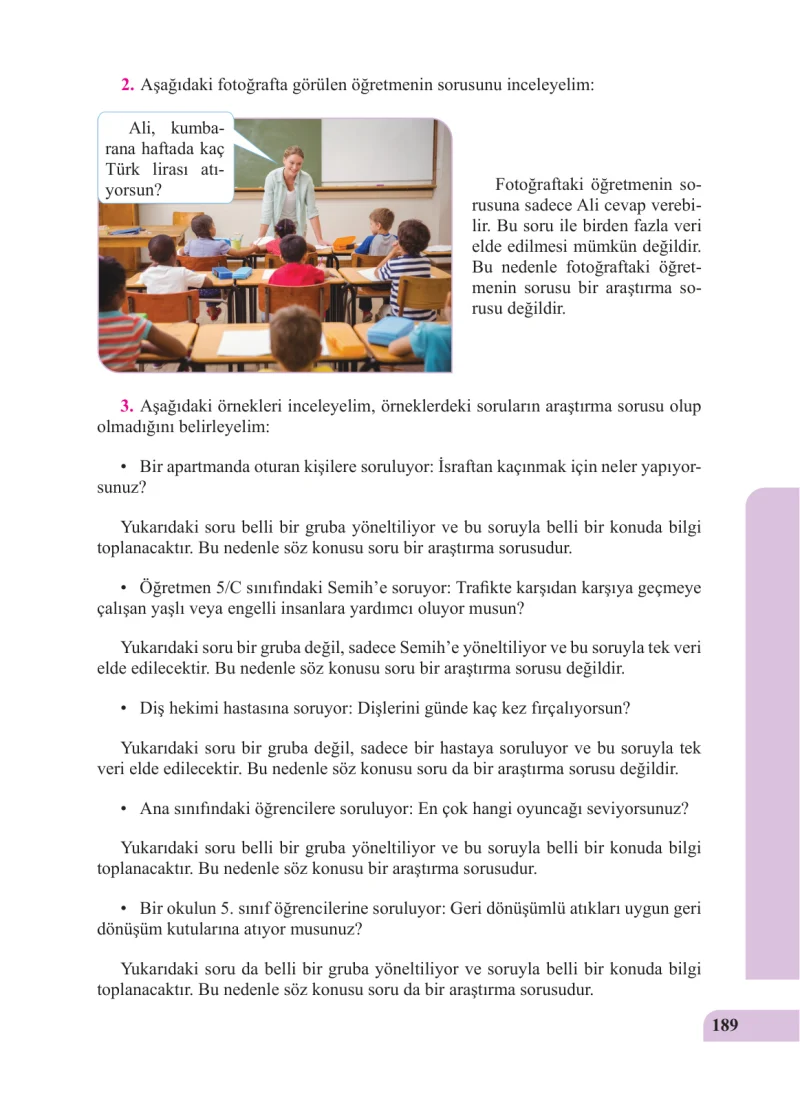 5. Sınıf Matematik Ders Kitabı Cevapları Özgün Yayınları Sayfa 189