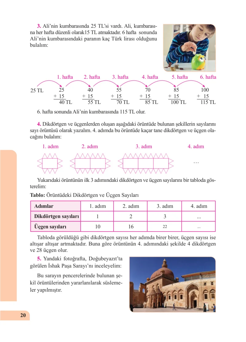 5. Sınıf Matematik Ders Kitabı Cevapları Özgün Yayınları Sayfa 20