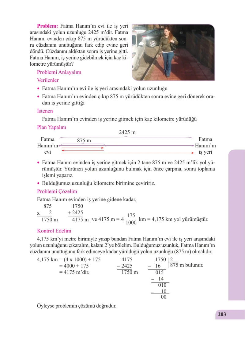 5. Sınıf Matematik Ders Kitabı Cevapları Özgün Yayınları Sayfa 203