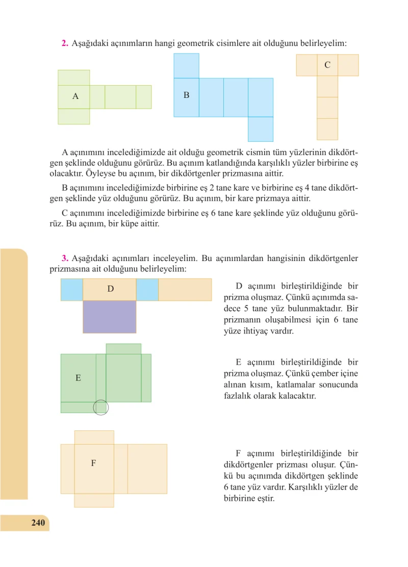 5. Sınıf Matematik Ders Kitabı Cevapları Özgün Yayınları Sayfa 240