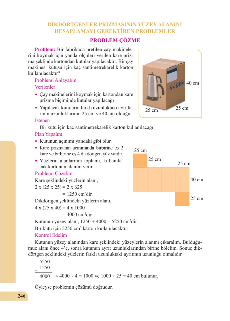5. Sınıf Matematik Ders Kitabı Cevapları Özgün Yayınları Sayfa 246
