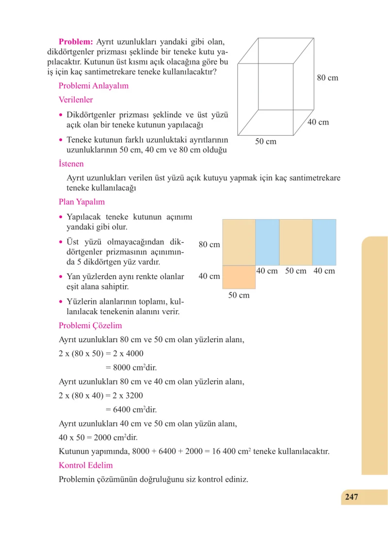 5. Sınıf Matematik Ders Kitabı Cevapları Özgün Yayınları Sayfa 247
