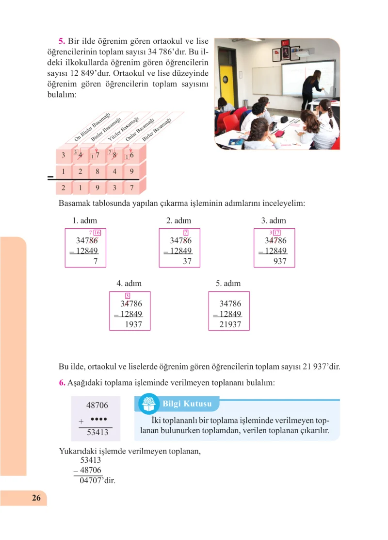 5. Sınıf Matematik Ders Kitabı Cevapları Özgün Yayınları Sayfa 26
