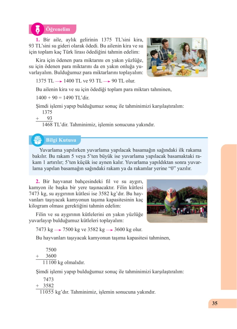 5. Sınıf Matematik Ders Kitabı Cevapları Özgün Yayınları Sayfa 35