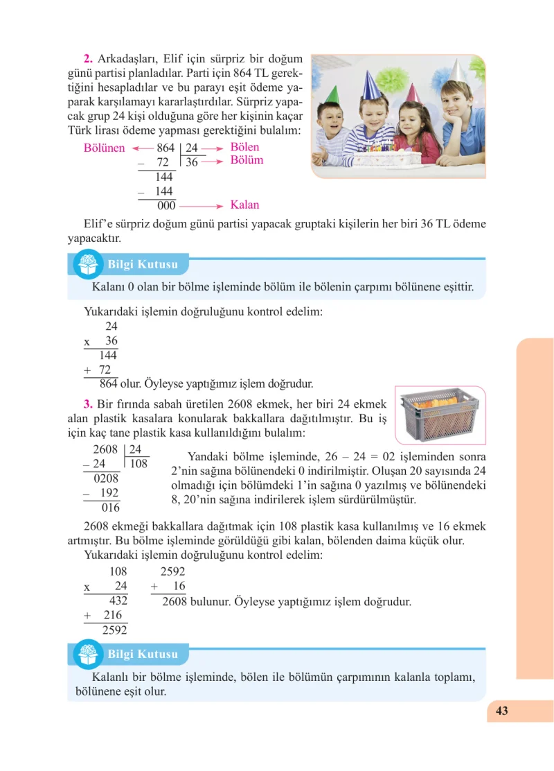 5. Sınıf Matematik Ders Kitabı Cevapları Özgün Yayınları Sayfa 43