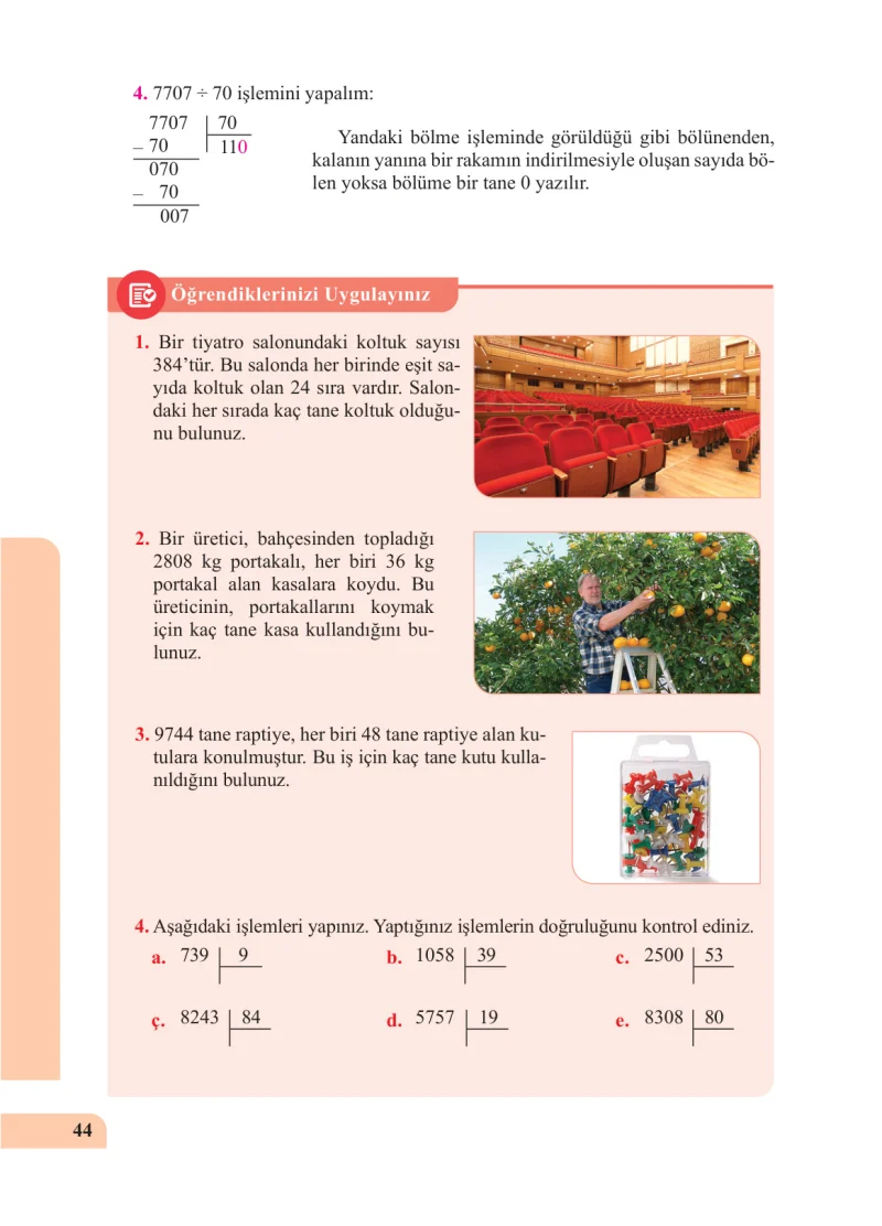 5. Sınıf Matematik Ders Kitabı Cevapları Özgün Yayınları Sayfa 44