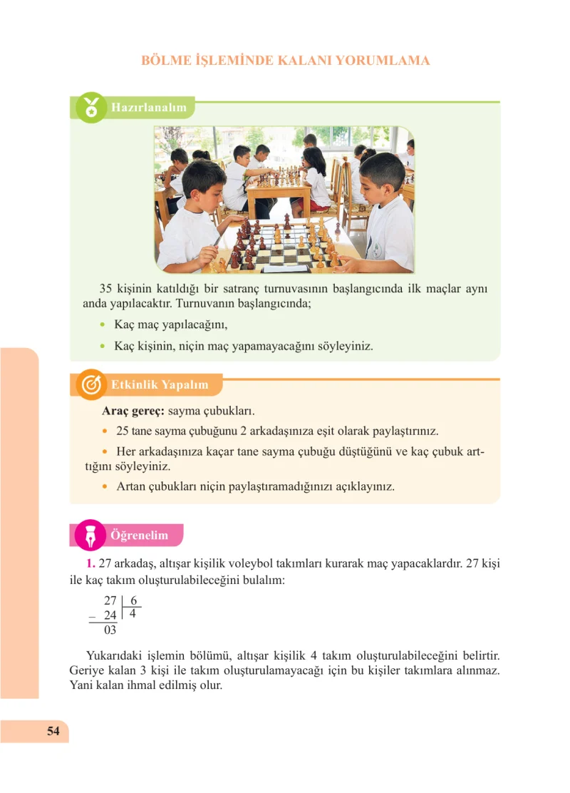 5. Sınıf Matematik Ders Kitabı Cevapları Özgün Yayınları Sayfa 54
