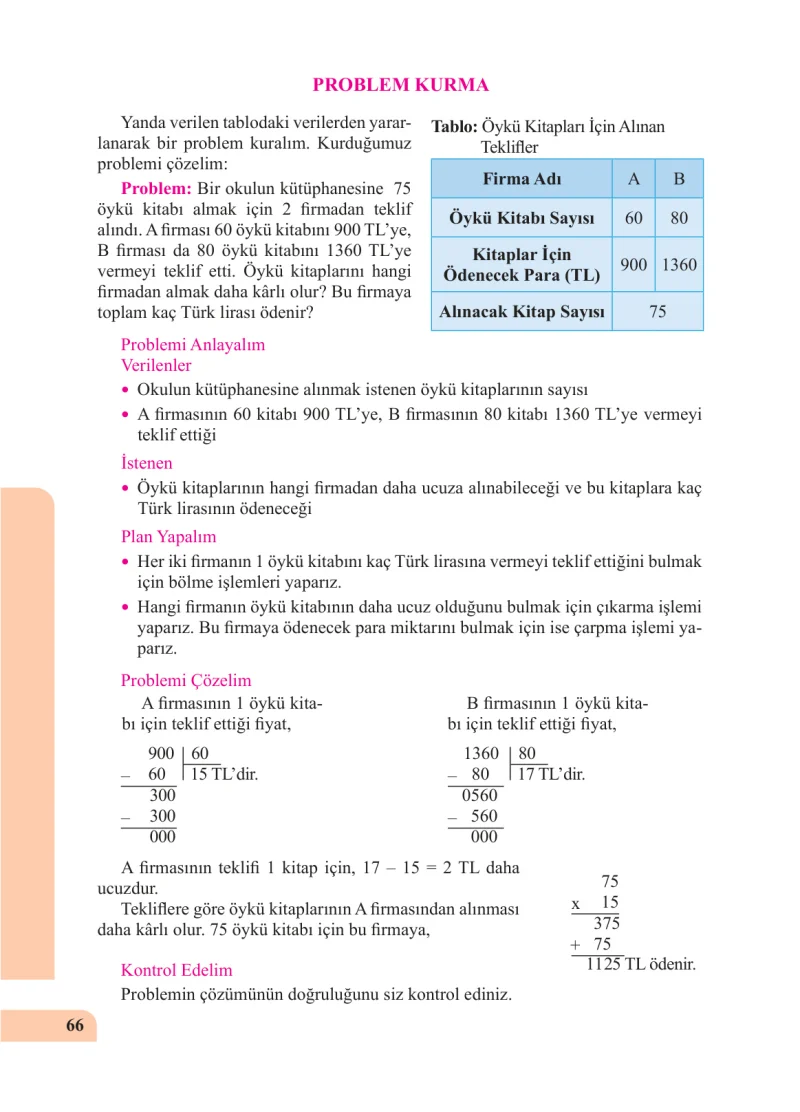 5. Sınıf Matematik Ders Kitabı Cevapları Özgün Yayınları Sayfa 66