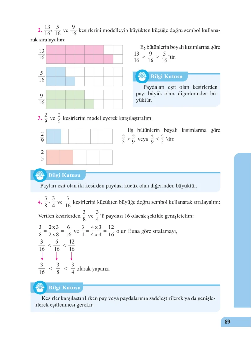5. Sınıf Matematik Ders Kitabı Cevapları Özgün Yayınları Sayfa 89
