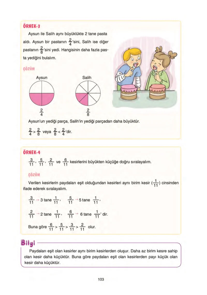 5. Sınıf Matematik Ders Kitabı Cevapları Tuna Yayınları Sayfa 103