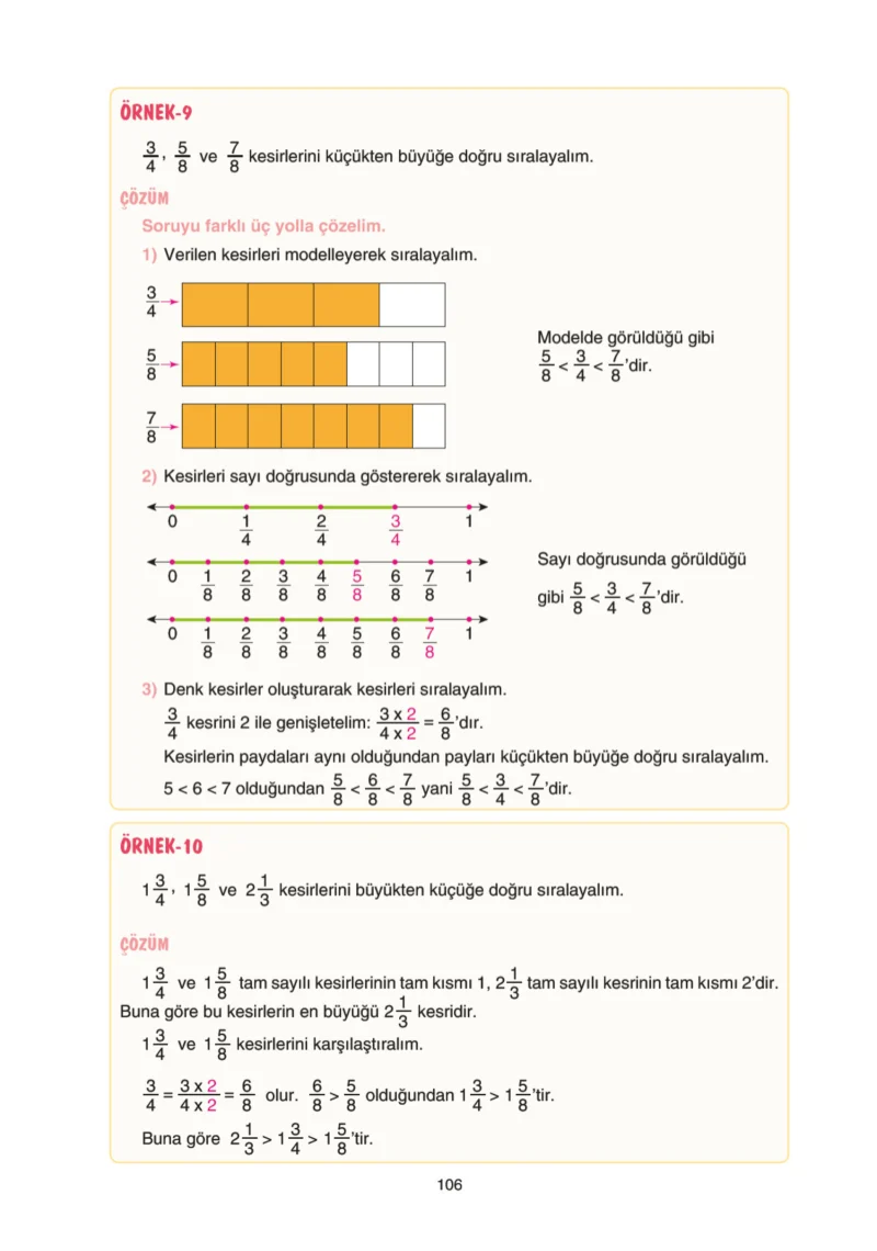 5. Sınıf Matematik Ders Kitabı Cevapları Tuna Yayınları Sayfa 106