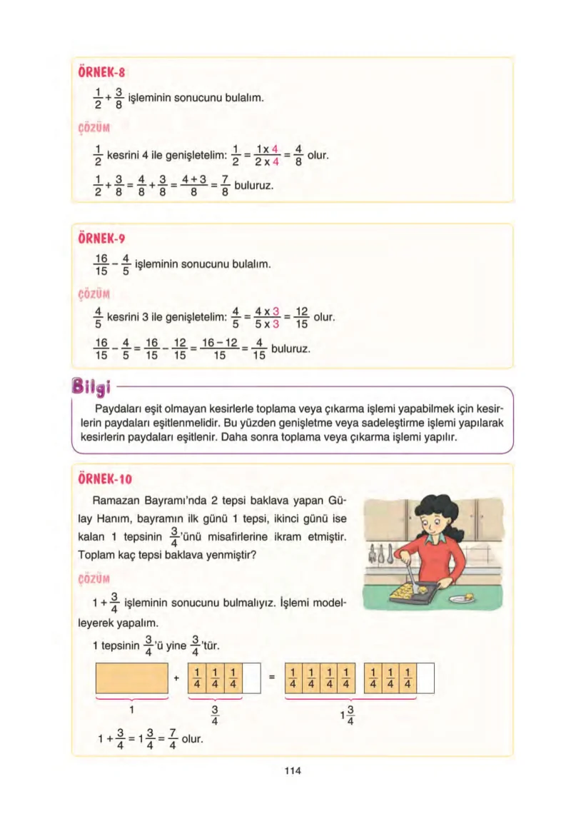 5. Sınıf Matematik Ders Kitabı Cevapları Tuna Yayınları Sayfa 114