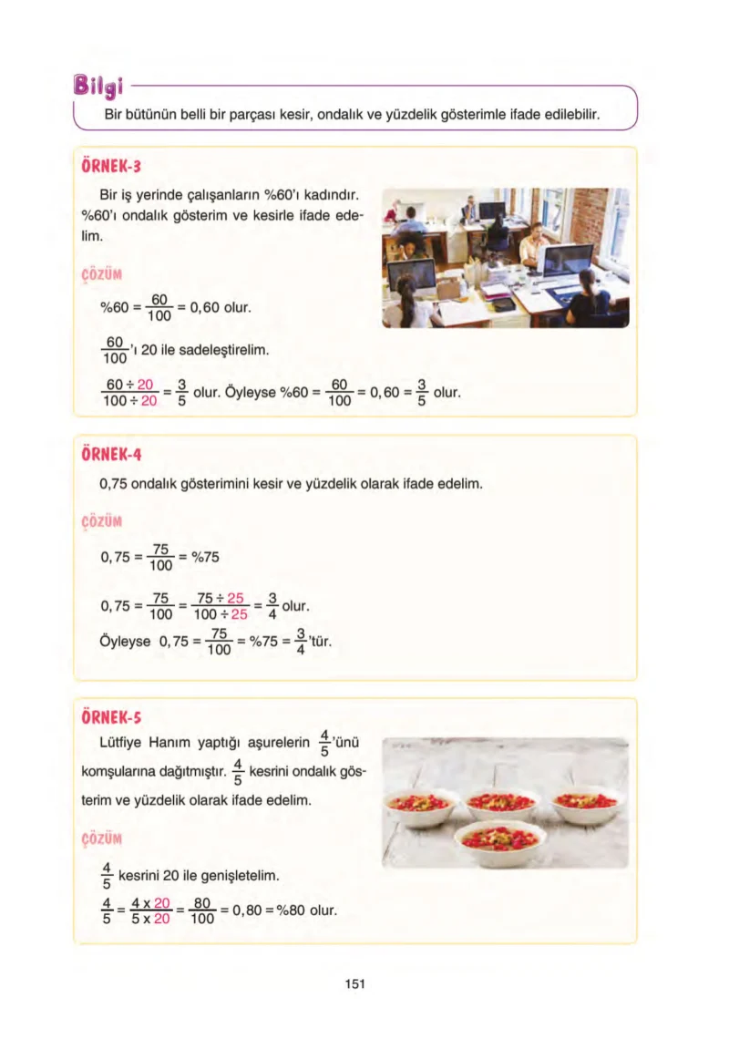 5. Sınıf Matematik Ders Kitabı Cevapları Tuna Yayınları Sayfa 151