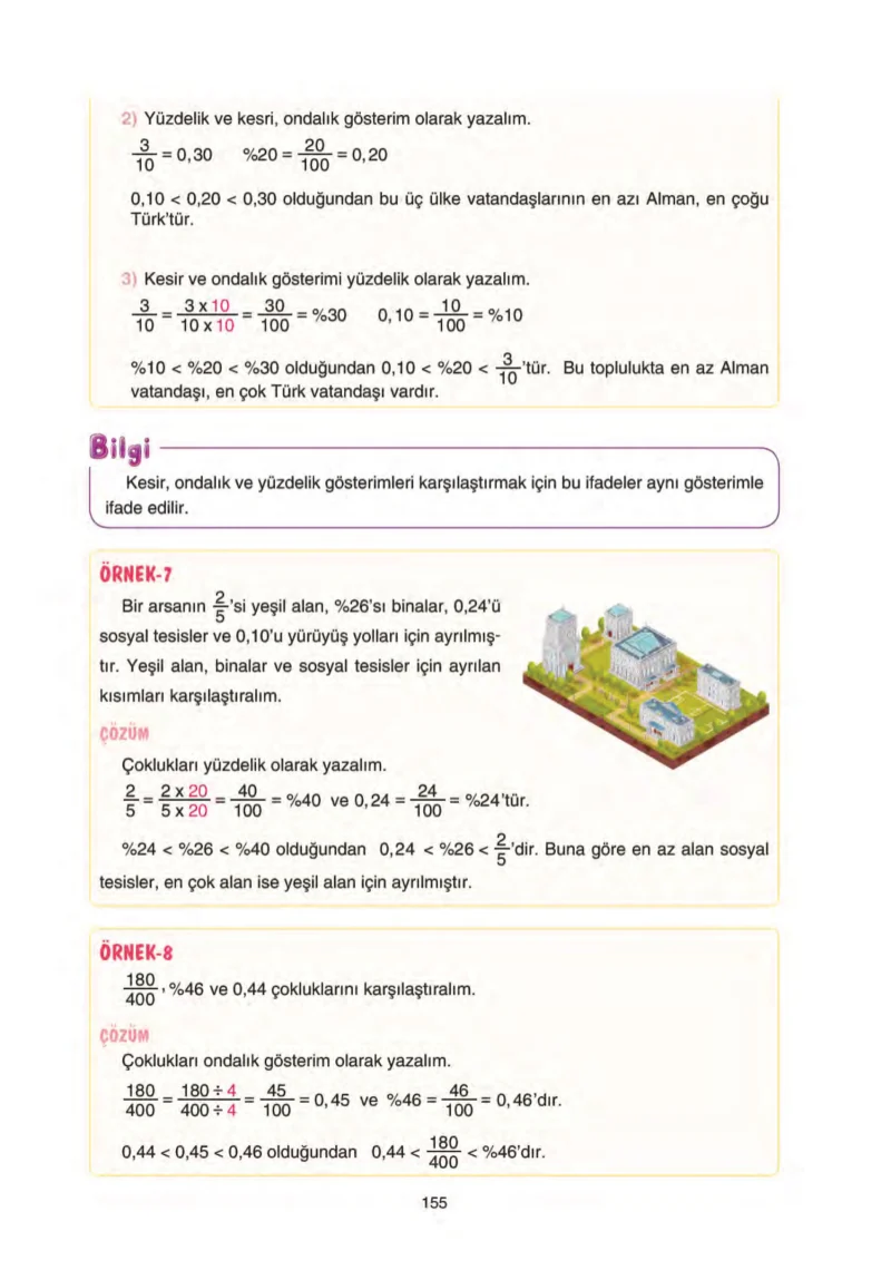 5. Sınıf Matematik Ders Kitabı Cevapları Tuna Yayınları Sayfa 155