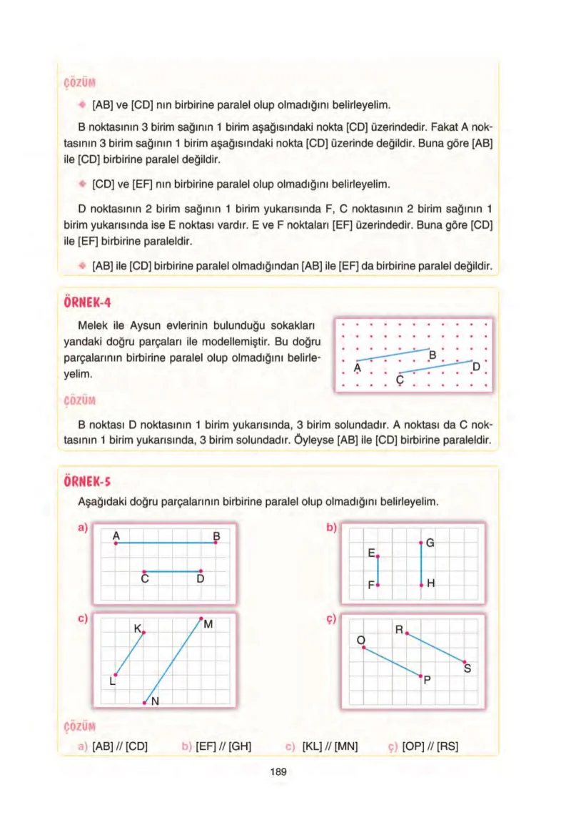 5. Sınıf Matematik Ders Kitabı Cevapları Tuna Yayınları Sayfa 189