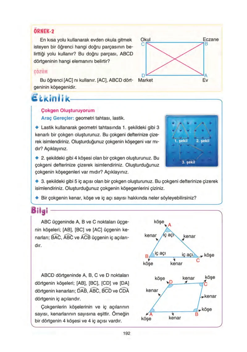 5. Sınıf Matematik Ders Kitabı Cevapları Tuna Yayınları Sayfa 192