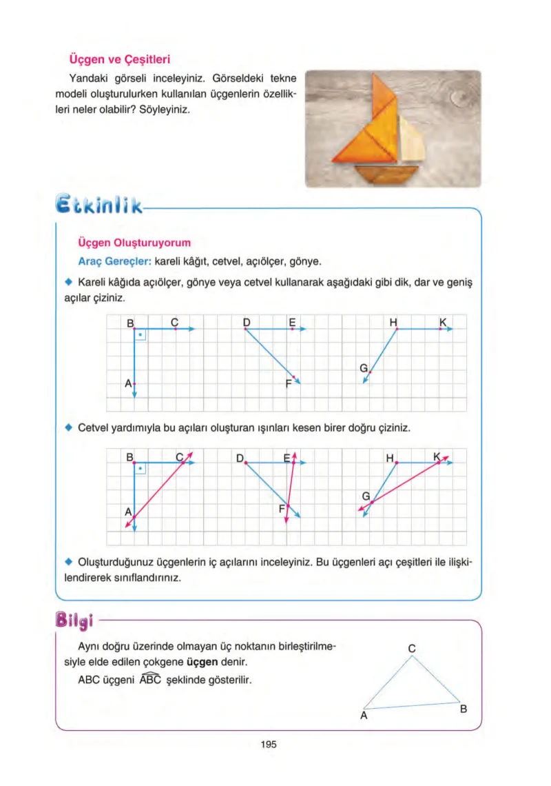 5. Sınıf Matematik Ders Kitabı Cevapları Tuna Yayınları Sayfa 195