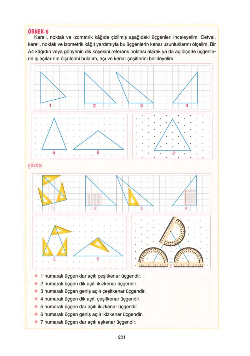 5. Sınıf Matematik Ders Kitabı Cevapları Tuna Yayınları Sayfa 201