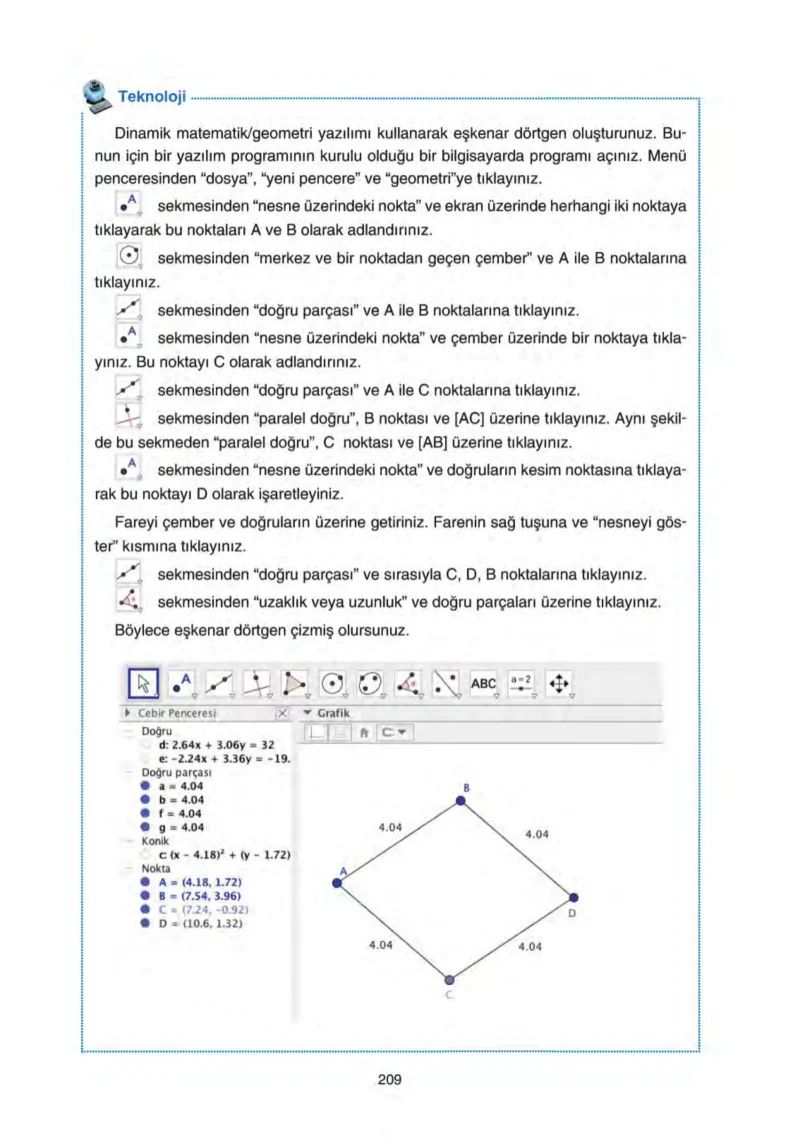 5. Sınıf Matematik Ders Kitabı Cevapları Tuna Yayınları Sayfa 209