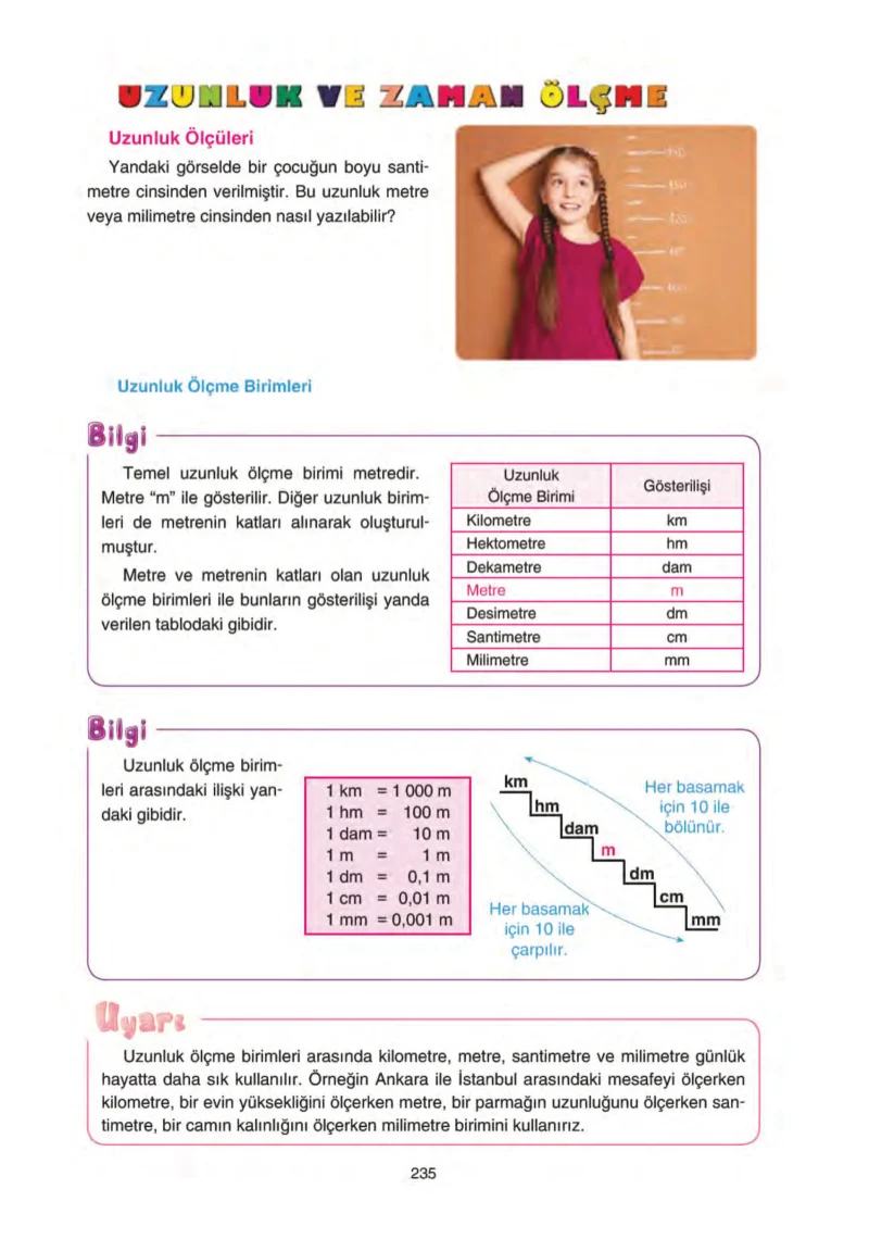 5. Sınıf Matematik Ders Kitabı Cevapları Tuna Yayınları Sayfa 235
