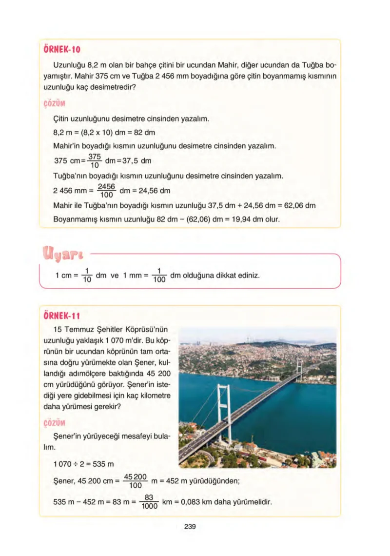 5. Sınıf Matematik Ders Kitabı Cevapları Tuna Yayınları Sayfa 239
