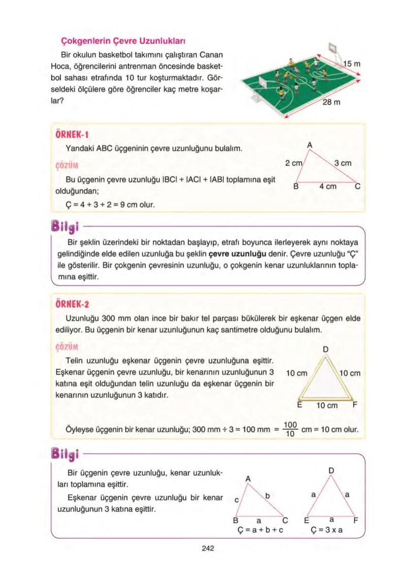 5. Sınıf Matematik Ders Kitabı Cevapları Tuna Yayınları Sayfa 242