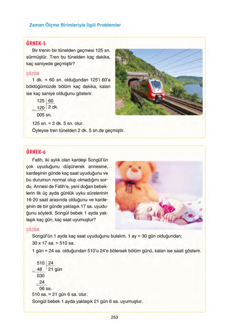 5. Sınıf Matematik Ders Kitabı Cevapları Tuna Yayınları Sayfa 253