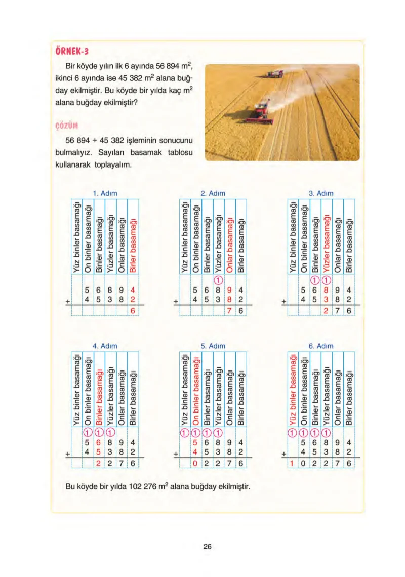5. Sınıf Matematik Ders Kitabı Cevapları Tuna Yayınları Sayfa 26