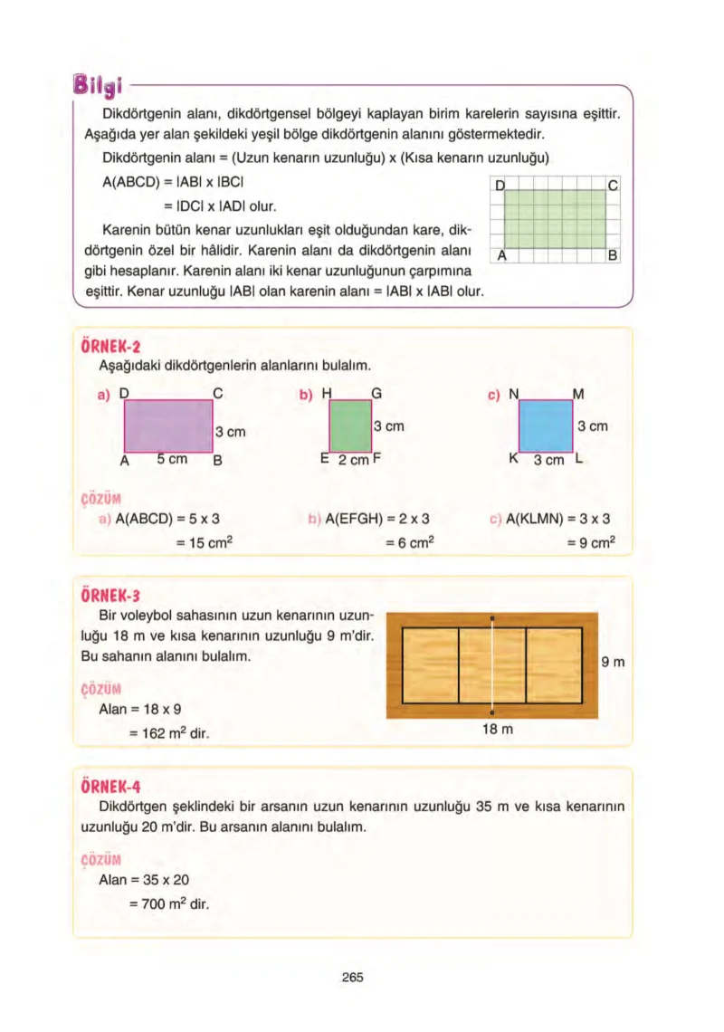 5. Sınıf Matematik Ders Kitabı Cevapları Tuna Yayınları Sayfa 265