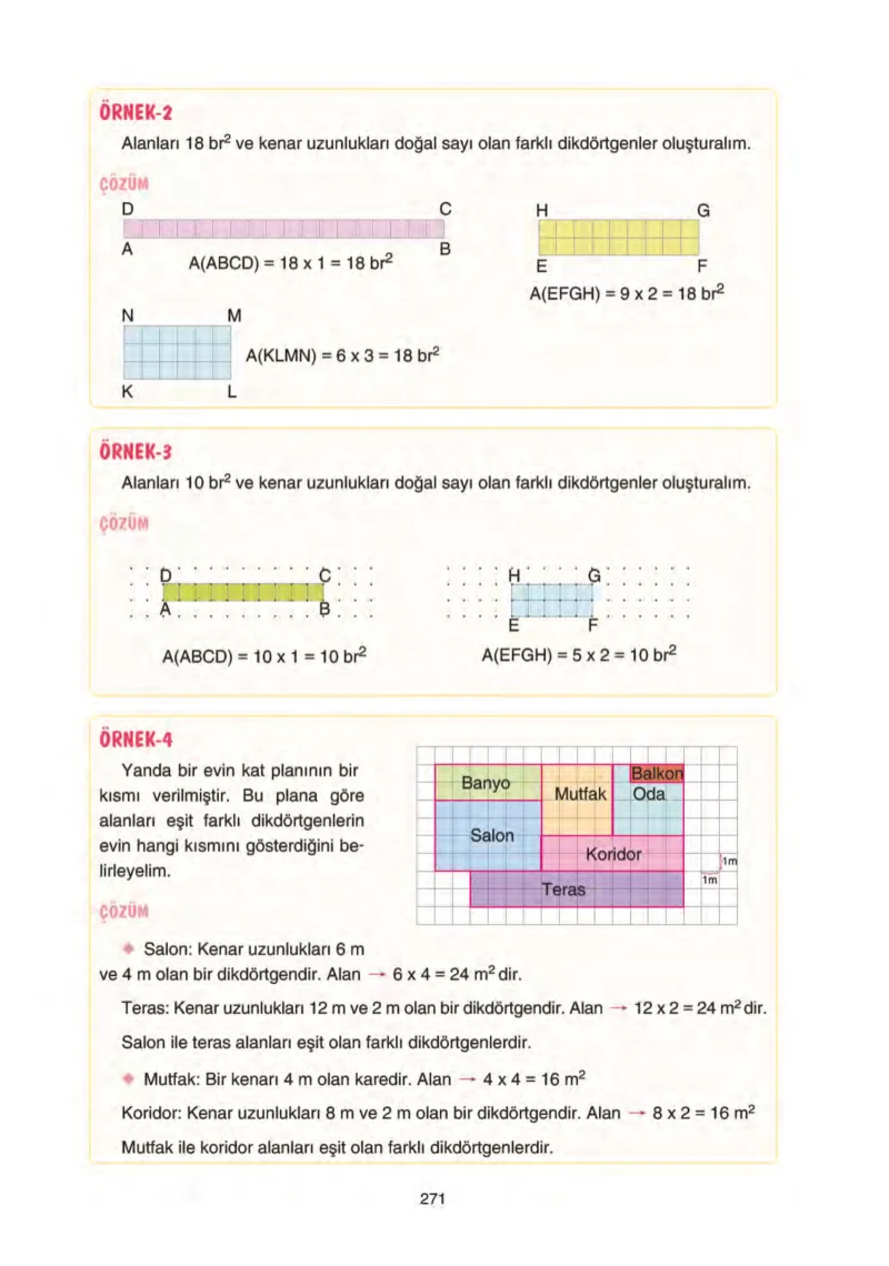 5. Sınıf Matematik Ders Kitabı Cevapları Tuna Yayınları Sayfa 271