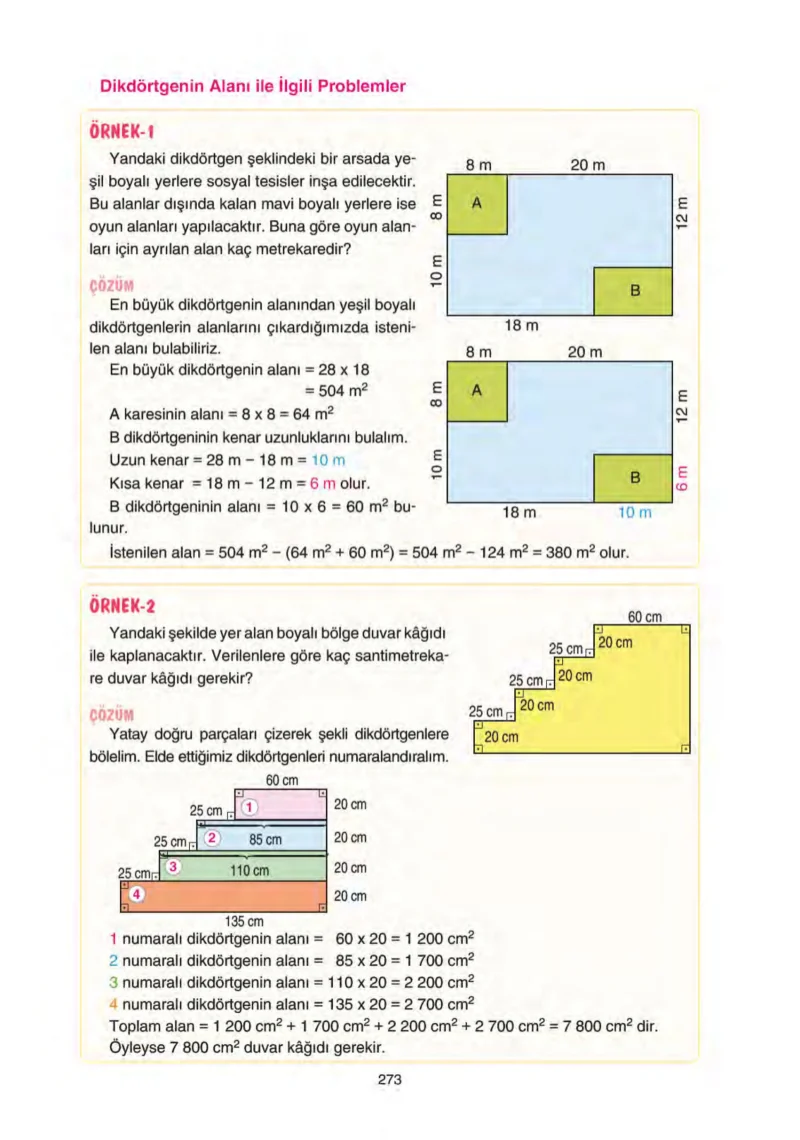 5. Sınıf Matematik Ders Kitabı Cevapları Tuna Yayınları Sayfa 273