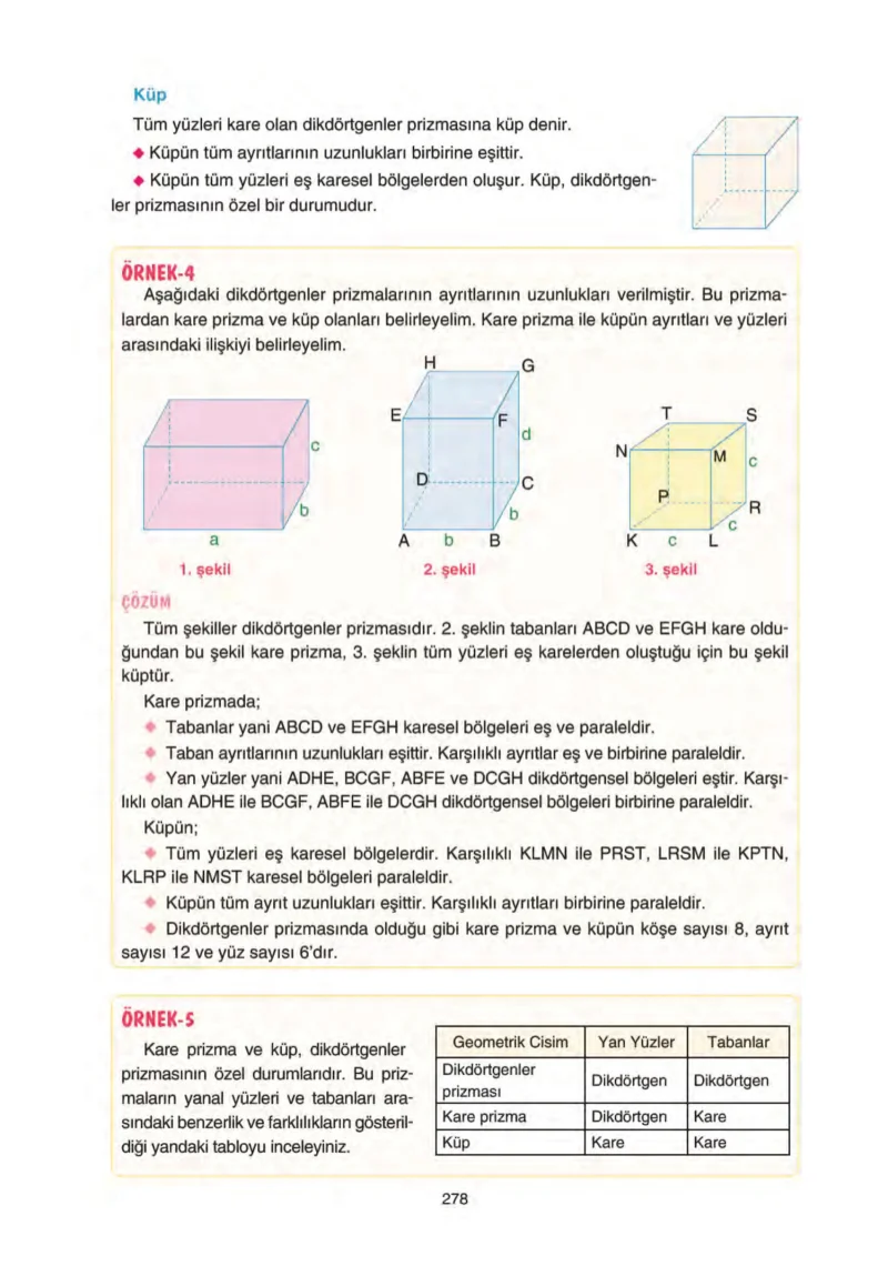 5. Sınıf Matematik Ders Kitabı Cevapları Tuna Yayınları Sayfa 278