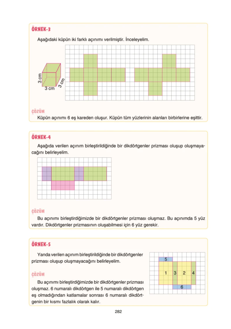 5. Sınıf Matematik Ders Kitabı Cevapları Tuna Yayınları Sayfa 282