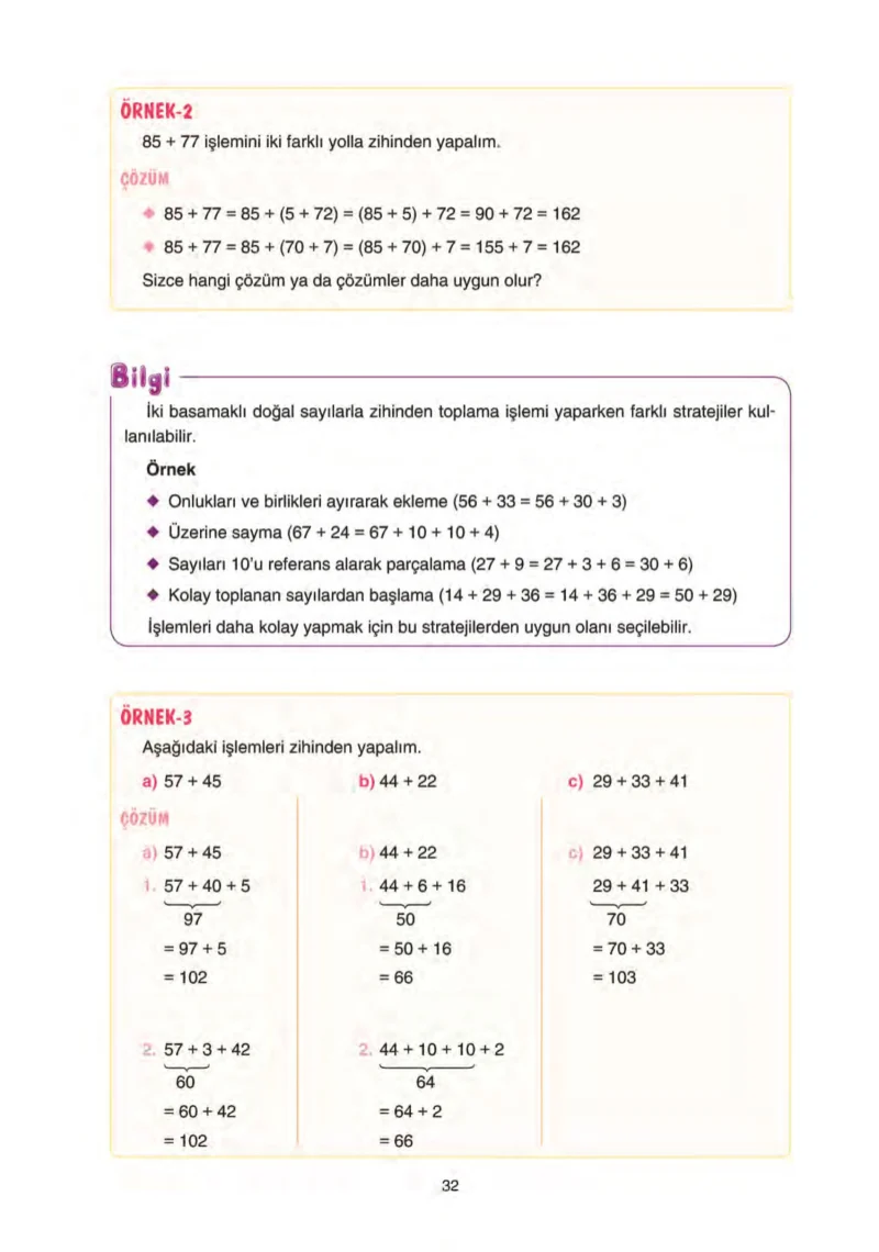 5. Sınıf Matematik Ders Kitabı Cevapları Tuna Yayınları Sayfa 32