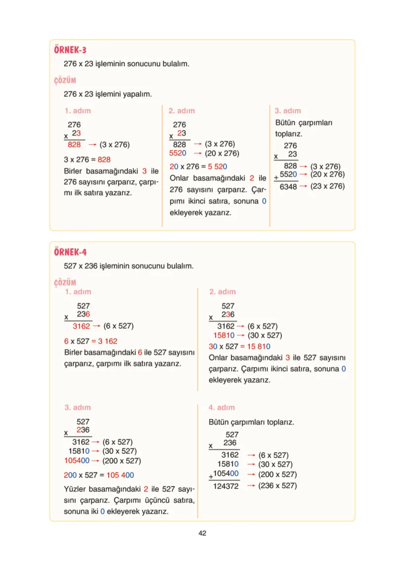 5. Sınıf Matematik Ders Kitabı Cevapları Tuna Yayınları Sayfa 42