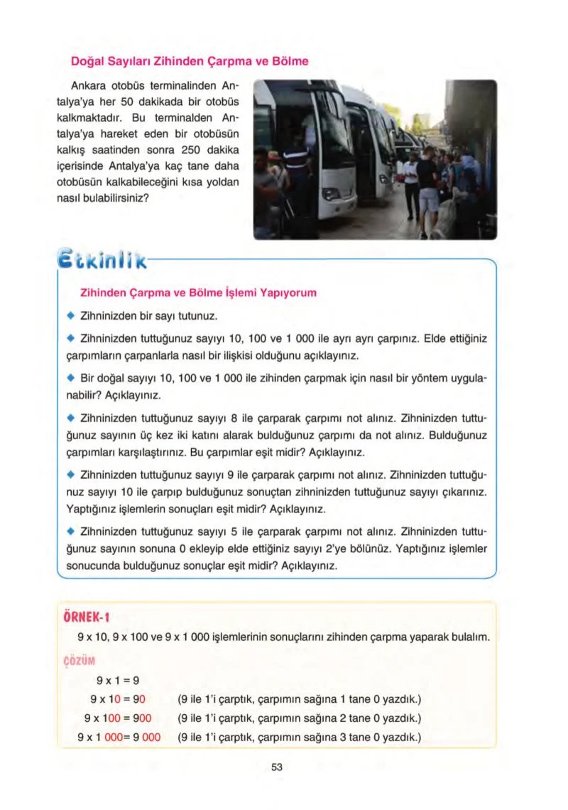 5. Sınıf Matematik Ders Kitabı Cevapları Tuna Yayınları Sayfa 53