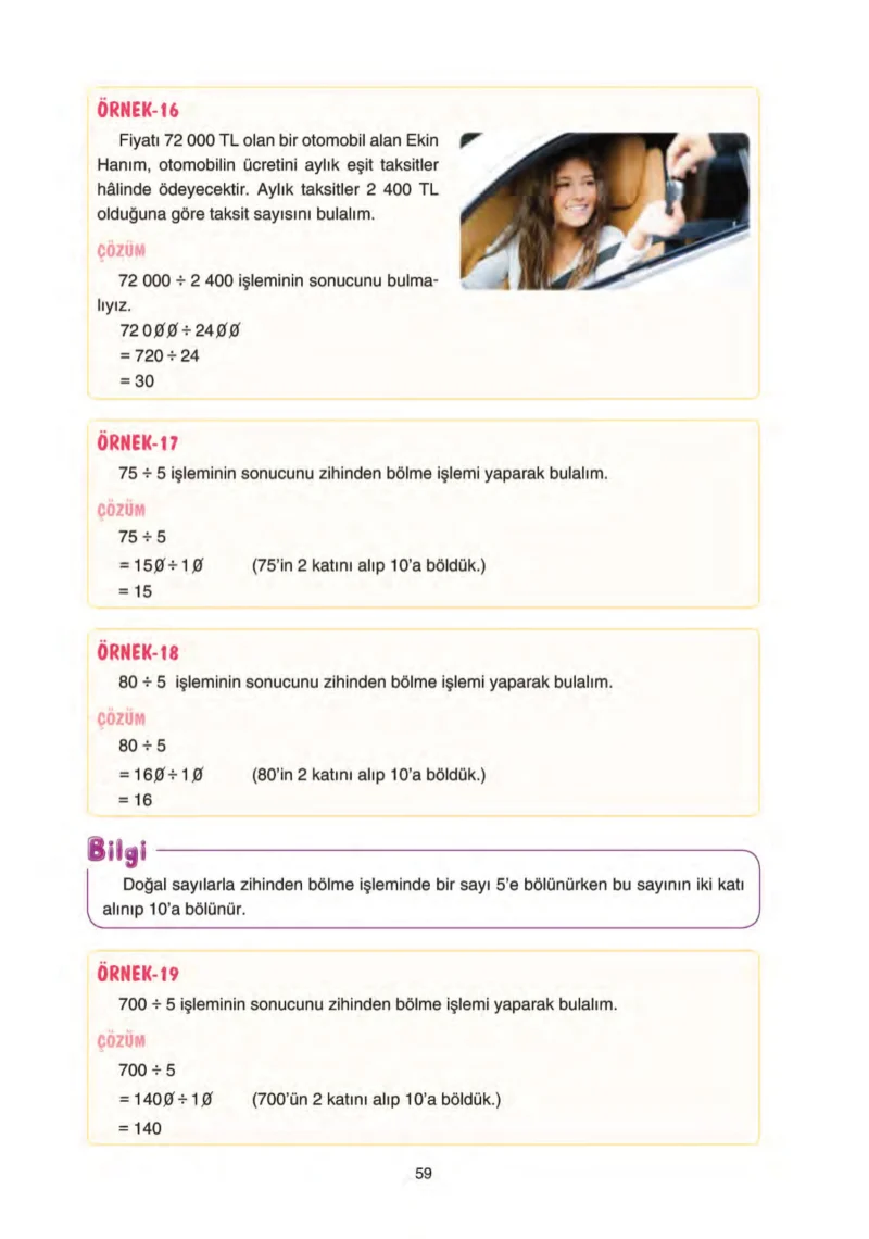 5. Sınıf Matematik Ders Kitabı Cevapları Tuna Yayınları Sayfa 59