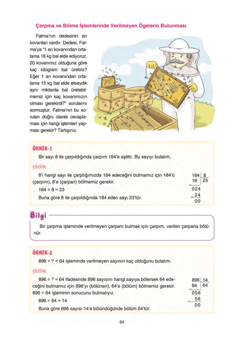 5. Sınıf Matematik Ders Kitabı Cevapları Tuna Yayınları Sayfa 64