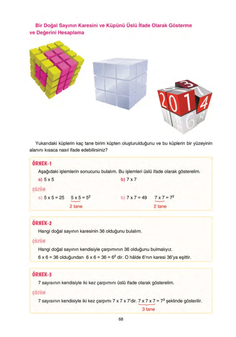 5. Sınıf Matematik Ders Kitabı Cevapları Tuna Yayınları Sayfa 68