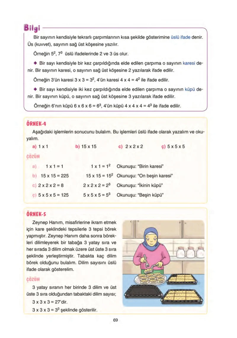 5. Sınıf Matematik Ders Kitabı Cevapları Tuna Yayınları Sayfa 69