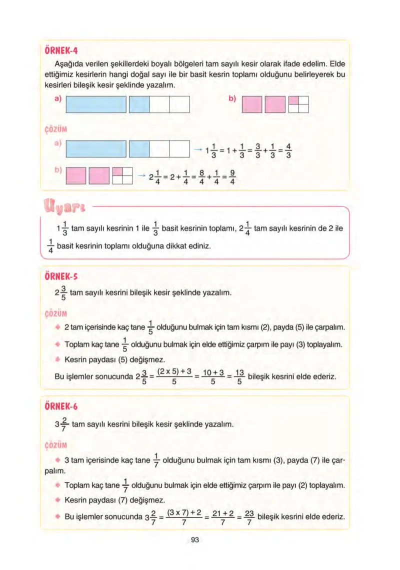 5. Sınıf Matematik Ders Kitabı Cevapları Tuna Yayınları Sayfa 93