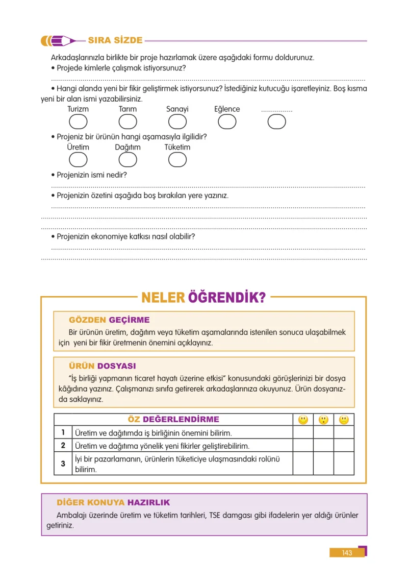 5. Sınıf Sosyal Bilgiler Ders Kitabı Cevapları E Kare Yayınları Sayfa 143