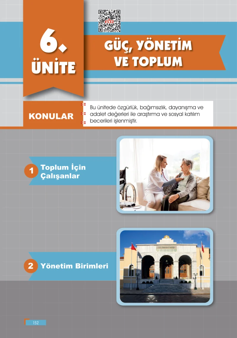 5. Sınıf Sosyal Bilgiler Ders Kitabı Cevapları E Kare Yayınları Sayfa 152